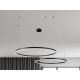 LED design mennyezeti lámpa 100W, 6500lm, 3000K-6500K, IP20, Ø600+800 mm - J4382/B
