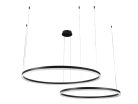 LED design mennyezeti lámpa 100W, 6500lm, 3000K-6500K, IP20, Ø600+800 mm - J4382/B
