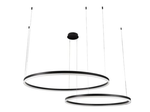 LED design mennyezeti lámpa 100W, 6500lm, 3000K-6500K, IP20, Ø600+800 mm - J4382/B