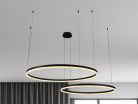 LED design mennyezeti lámpa 100W, 6500lm, 3000K-6500K, IP20, Ø600+800 mm - J4382/B