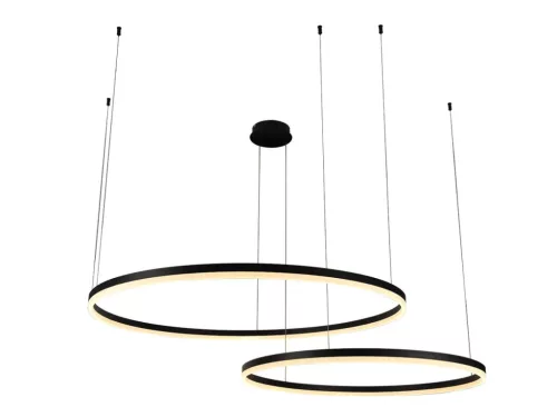 LED design mennyezeti lámpa 100W, 6500lm, 3000K-6500K, IP20, Ø600+800 mm - J4382/B