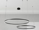 LED design mennyezeti lámpa 128W, 8500lm, 3000K-6500K, IP20, Ø800+1000 mm - J4383/B