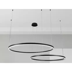   LED design mennyezeti lámpa 128W, 8500lm, 3000K-6500K, IP20, Ø800+1000 mm - J4383/B