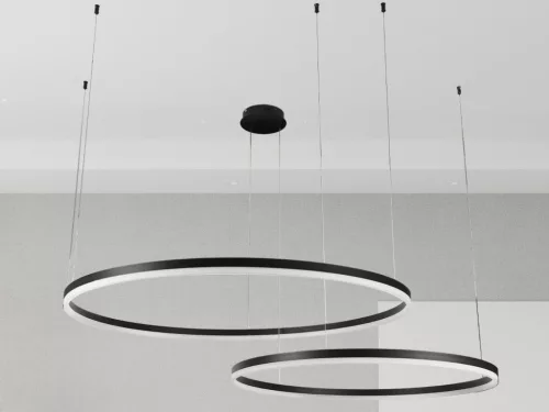 LED design mennyezeti lámpa 128W, 8500lm, 3000K-6500K, IP20, Ø800+1000 mm - J4383/B