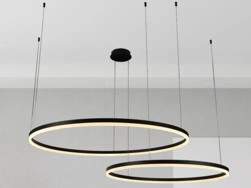 LED design mennyezeti lámpa 128W, 8500lm, 3000K-6500K, IP20, Ø800+1000 mm - J4383/B