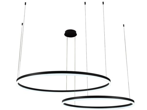 LED design mennyezeti lámpa 128W, 8500lm, 3000K-6500K, IP20, Ø800+1000 mm - J4383/B