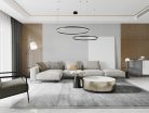LED design mennyezeti lámpa 128W, 8500lm, 3000K-6500K, IP20, Ø800+1000 mm - J4383/B