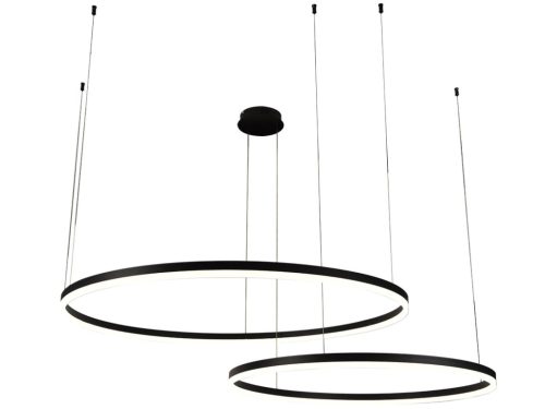 LED design mennyezeti lámpa 128W, 8500lm, 3000K-6500K, IP20, Ø800+1000 mm - J4383/B