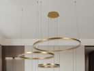 LED design mennyezeti lámpa 125W, 8200 lm, 3000K-6500K, IP20, Ø400+600+800 - J4384/G