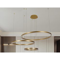   LED design mennyezeti lámpa 125W, 8200 lm, 3000K-6500K, IP20, Ø400+600+800 - J4384/G