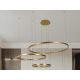 LED design mennyezeti lámpa 125W, 8200 lm, 3000K-6500K, IP20, Ø400+600+800 - J4384/G