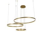 LED design mennyezeti lámpa 125W, 8200 lm, 3000K-6500K, IP20, Ø400+600+800 - J4384/G