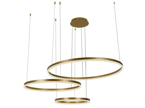 LED design mennyezeti lámpa 125W, 8200 lm, 3000K-6500K, IP20, Ø400+600+800 - J4384/G