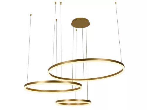 LED design mennyezeti lámpa 125W, 8200 lm, 3000K-6500K, IP20, Ø400+600+800 - J4384/G