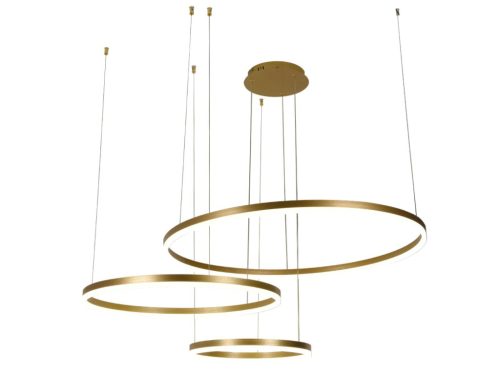 LED design mennyezeti lámpa 125W, 8200 lm, 3000K-6500K, IP20, Ø400+600+800 - J4384/G