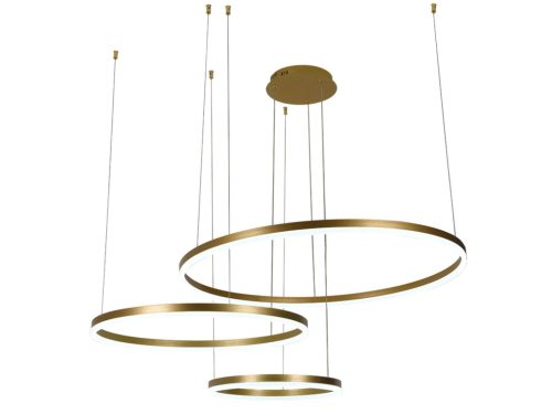 LED design mennyezeti lámpa 125W, 8200 lm, 3000K-6500K, IP20, Ø400+600+800 - J4384/G