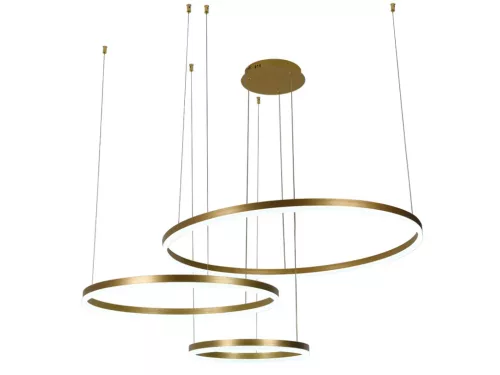 LED design mennyezeti lámpa 125W, 8200 lm, 3000K-6500K, IP20, Ø400+600+800 - J4384/G