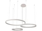 LED design mennyezeti lámpa 125W, 8200 lm, 3000K-6500K, IP20, fehér, Ø400+600+800 - J4384/W