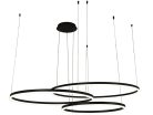 LED dizájn mennyezeti lámpa 170W, 3000–6500K, Ø600+800+1000mm - J4385/B