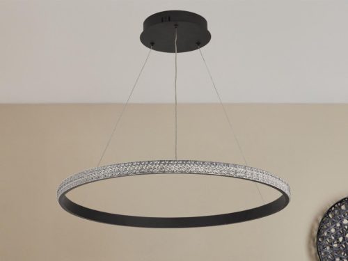 LED dizájn mennyezeti lámpa 40W, 3000–6500K, Ø600mm - J4386/B