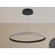 LED dizájn mennyezeti lámpa 40W, 3000–6500K, Ø600mm - J4386/B
