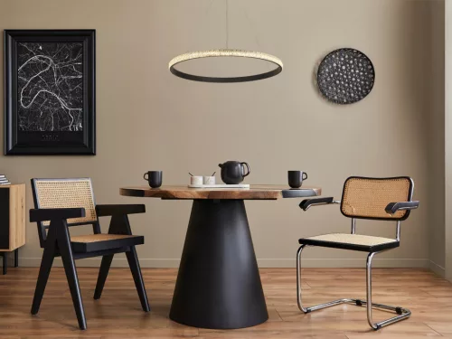 LED dizájn mennyezeti lámpa 40W, 3000–6500K, Ø600mm - J4386/B