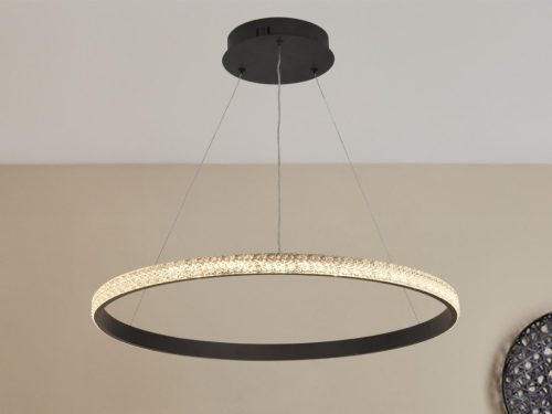 LED dizájn mennyezeti lámpa 40W, 3000–6500K, Ø600mm - J4386/B