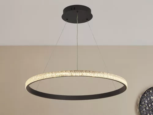 LED dizájn mennyezeti lámpa 40W, 3000–6500K, Ø600mm - J4386/B