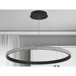   LED dizájn mennyezeti lámpa 55W, 3000–6500K, Ø800mm - J4387/B