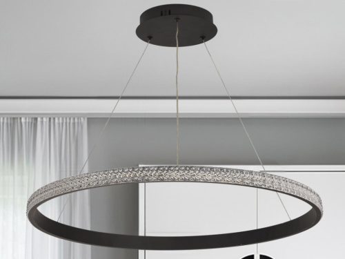 LED dizájn mennyezeti lámpa 55W, 3000–6500K, Ø800mm - J4387/B