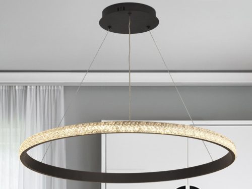 LED dizájn mennyezeti lámpa 55W, 3000–6500K, Ø800mm - J4387/B