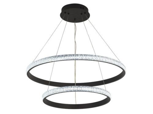 LED dizájn mennyezeti lámpa 65W, 3000–6500K, Ø400+600mm - J4388/B