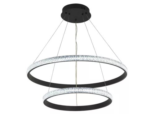 LED dizájn mennyezeti lámpa 65W, 3000–6500K, Ø400+600mm - J4388/B