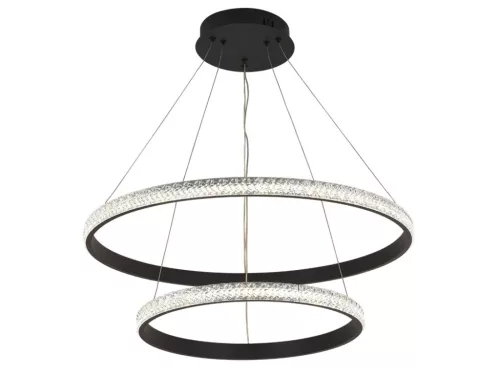 LED dizájn mennyezeti lámpa 65W, 3000–6500K, Ø400+600mm - J4388/B