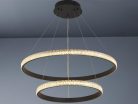 LED dizájn mennyezeti lámpa 65W, 3000–6500K, Ø400+600mm - J4388/B