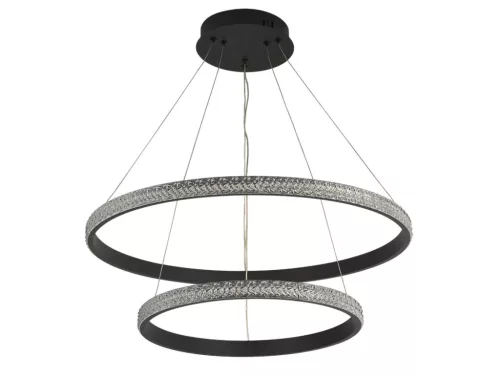 LED dizájn mennyezeti lámpa 65W, 3000–6500K, Ø400+600mm - J4388/B