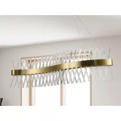   LED design mennyezeti lámpa 105W, 1000x300 mm, 3000K-6500K, IP20 - J6306/C