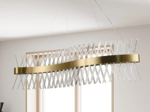 LED design mennyezeti lámpa 105W, 1000x300 mm, 3000K-6500K, IP20 - J6306/C