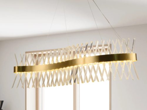 LED design mennyezeti lámpa 105W, 1000x300 mm, 3000K-6500K, IP20 - J6306/C