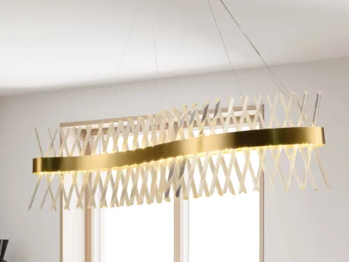 LED design mennyezeti lámpa 105W, 1000x300 mm, 3000K-6500K, IP20 - J6306/C