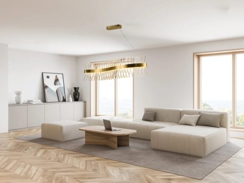 LED design mennyezeti lámpa 105W, 1000x300 mm, 3000K-6500K, IP20 - J6306/C