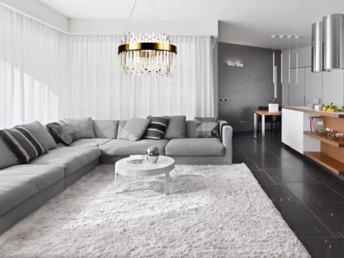 LED design mennyezeti lámpa 70W, 4600 lm, Ø500x300 mm, 3000K-6500K - J6310/C