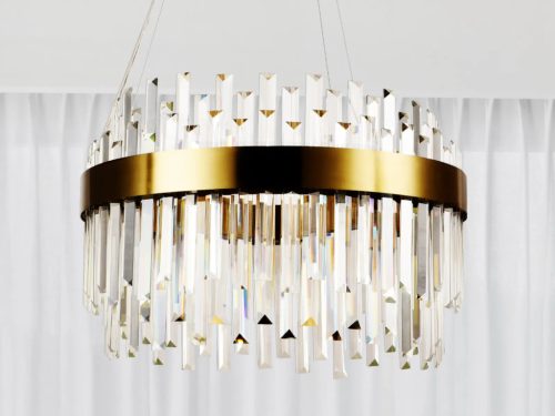 LED design mennyezeti lámpa 70W, 4600 lm, Ø500x300 mm, 3000K-6500K - J6310/C