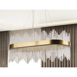   LED design mennyezeti lámpa 90W, 5900 lm, 800x350 mm, 3000K-6500K - J6316/C