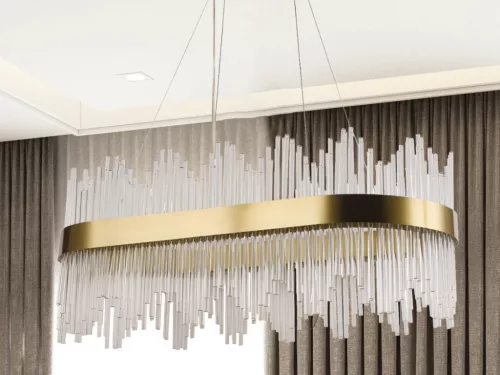 LED design mennyezeti lámpa 90W, 5900 lm, 800x350 mm, 3000K-6500K - J6316/C