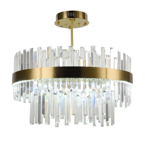 LED design mennyezeti lámpa 80W, 5300 lm, 600 mm, 3000K-6500K - J6321/C