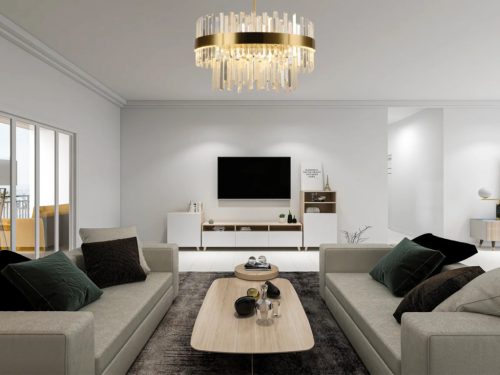LED design mennyezeti lámpa 80W, 5300 lm, 600 mm, 3000K-6500K - J6321/C
