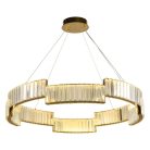 LED design függőlámpa 60W, 4300 lm, 3000K-6500K, Ø800 mm, fém/kristály - J6323/C