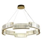 LED design függőlámpa 60W, 4300 lm, 3000K-6500K, Ø800 mm, fém/kristály - J6323/C