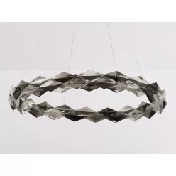   LED design mennyezeti lámpa 40W, 2600 lm, 3000K-6500K, Ø600 mm, króm - J6327/CH